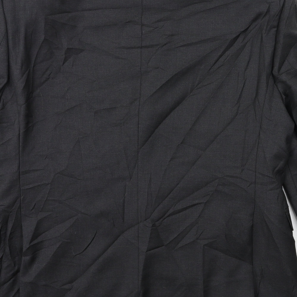Mens UK Size 40 Lanificio Regular Grey Suit Jacket