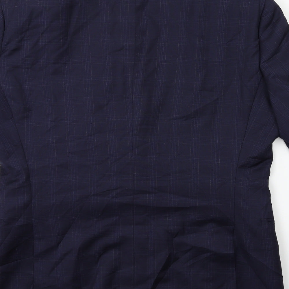 Mens UK Size 38 Preworn Regular Blue Suit Jacket