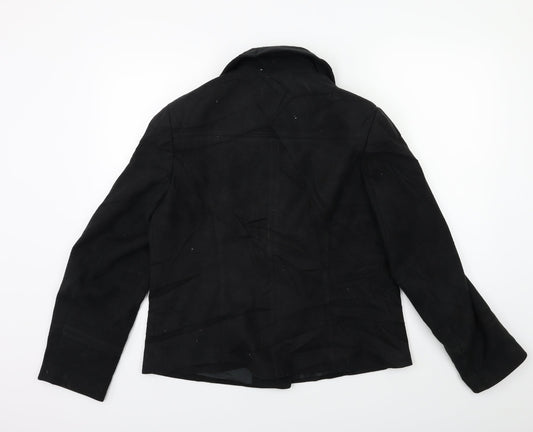 Marks and Spencer Womens Black Jacket Coat Size 14