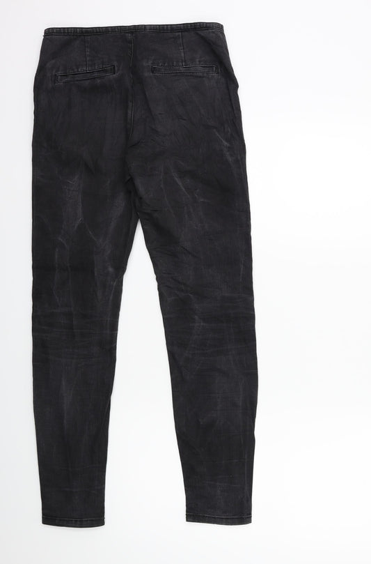 FOREVER 21 Womens Black Denim Skinny Jeans Size 27 in L28 in