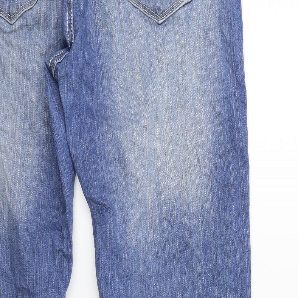 CHIC Womens Blue Denim Skinny Jeans Size 12 L30 in
