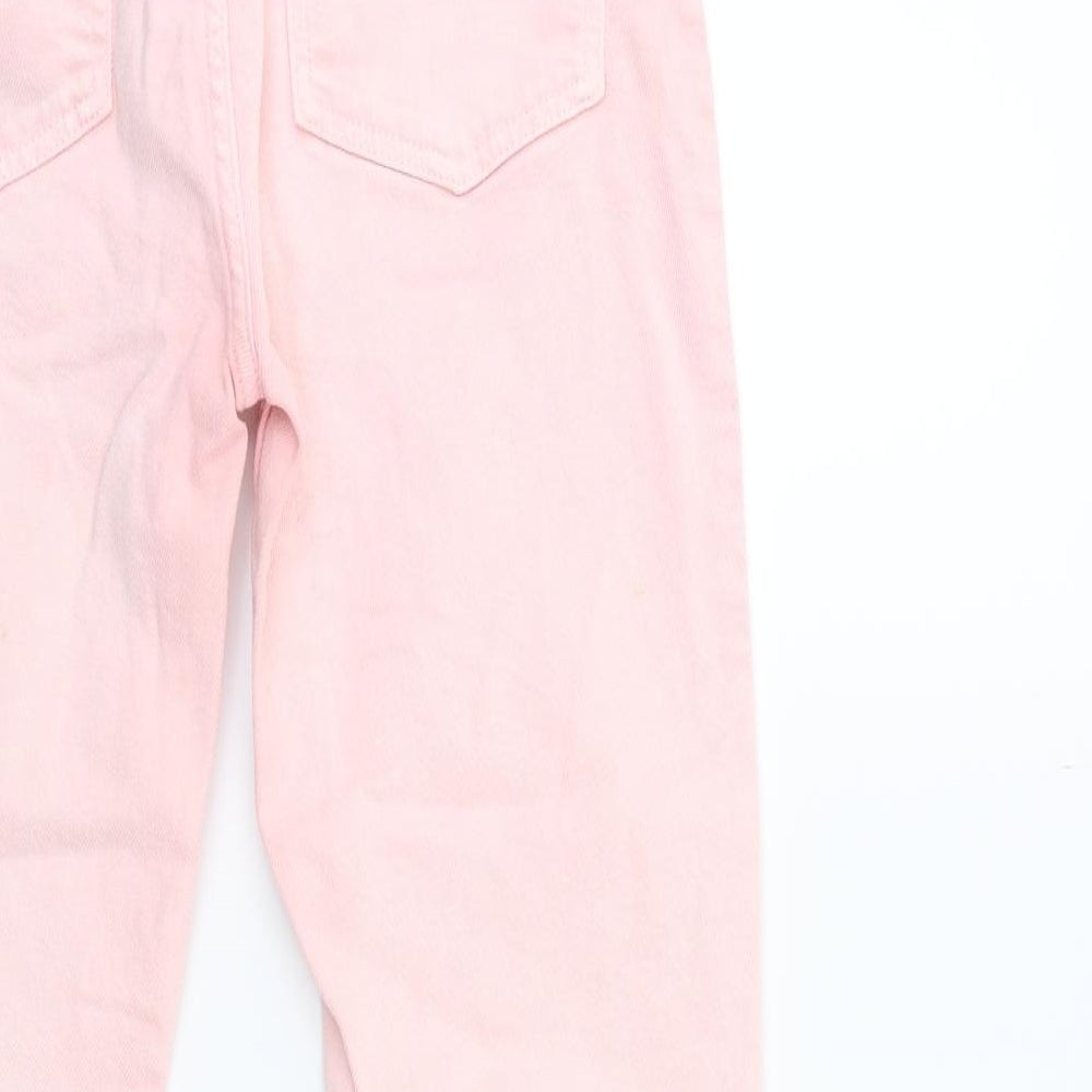 Womens UK Size 28 in Preworn Regular Fit Skinny Pink Jeans