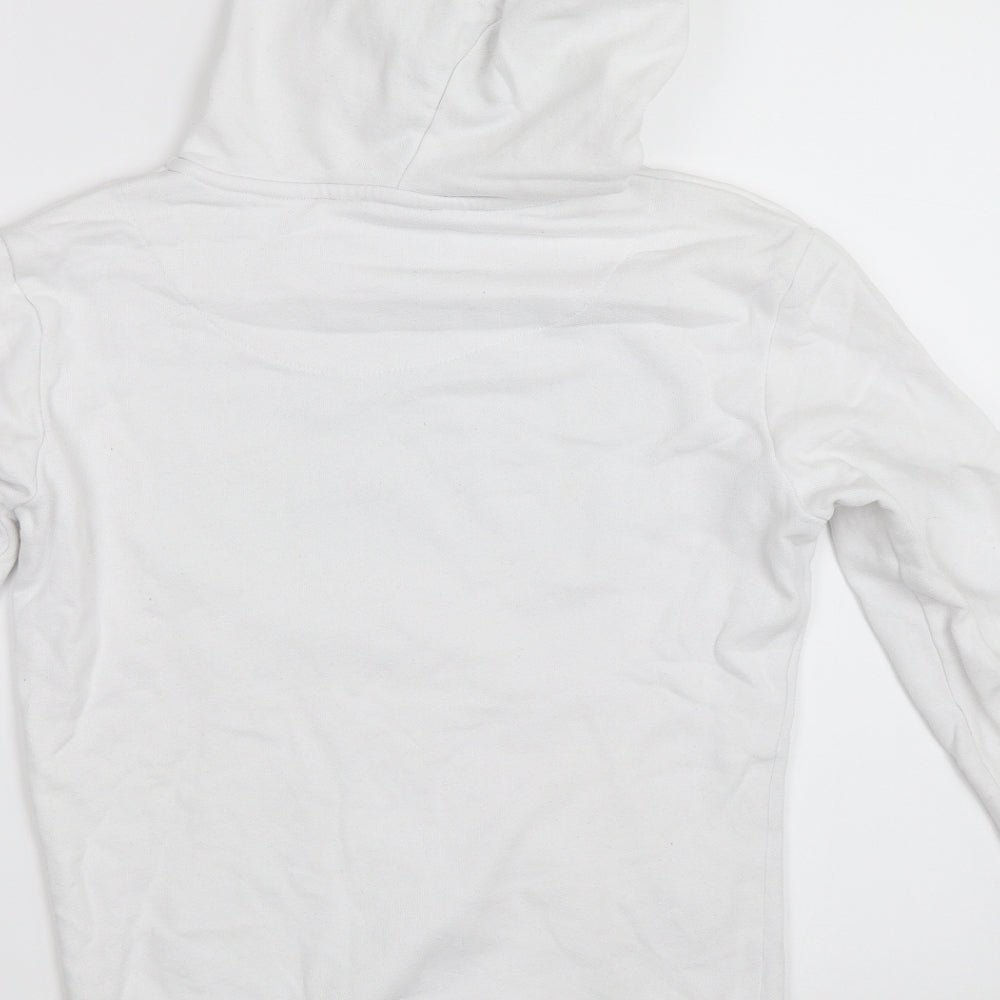 Hound Mens White Pullover Hoodie Size XS
