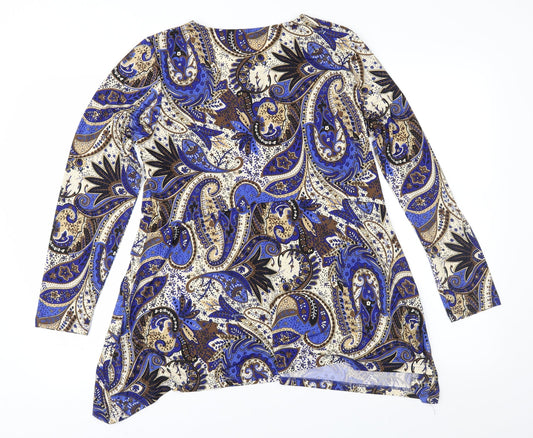Womens UK Size M Klass Blue Basic Blouse