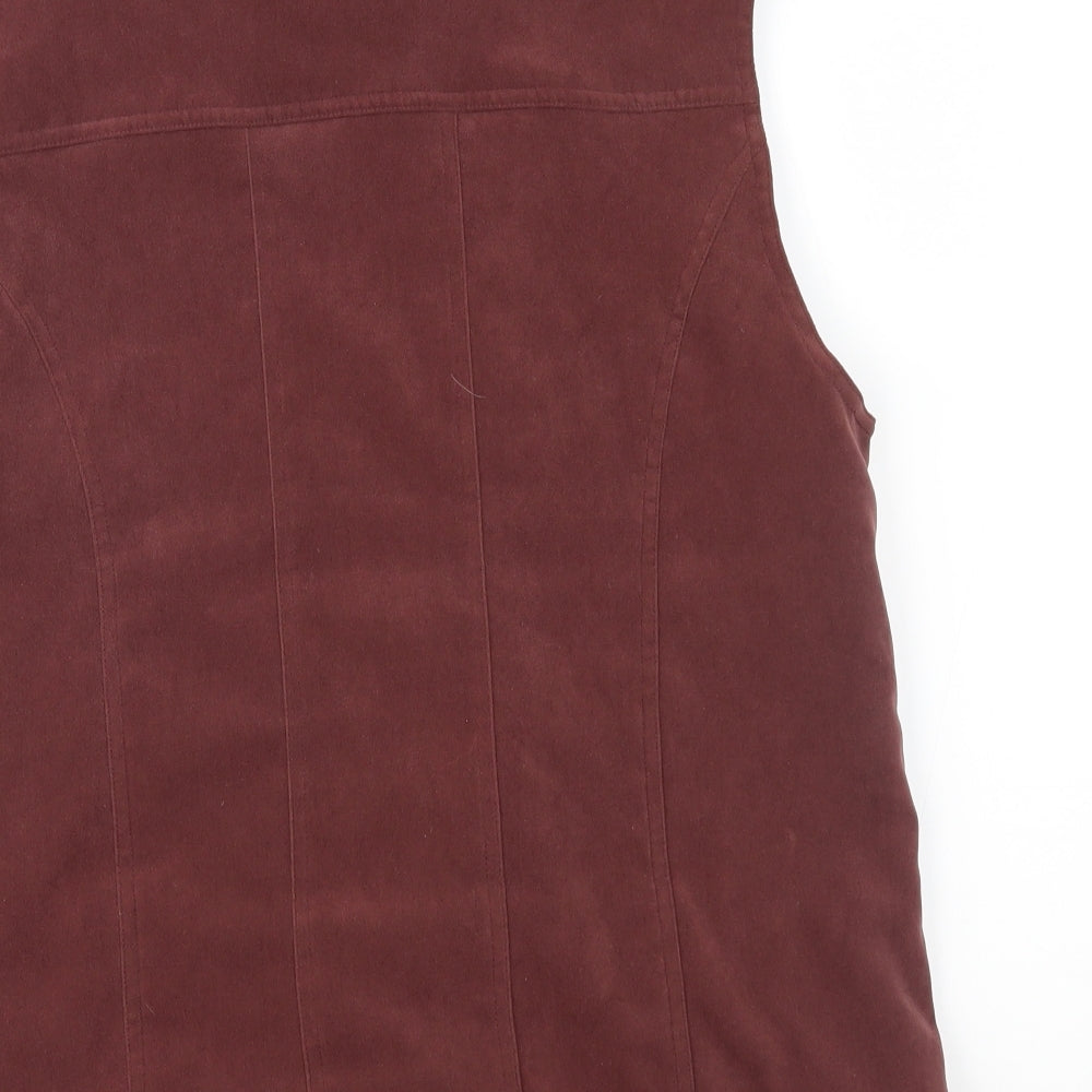 Womens UK Size S EWM Brown Gilet