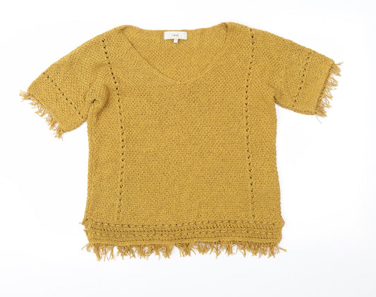 NEXT Womens Gold Pullover Jumper Size 10