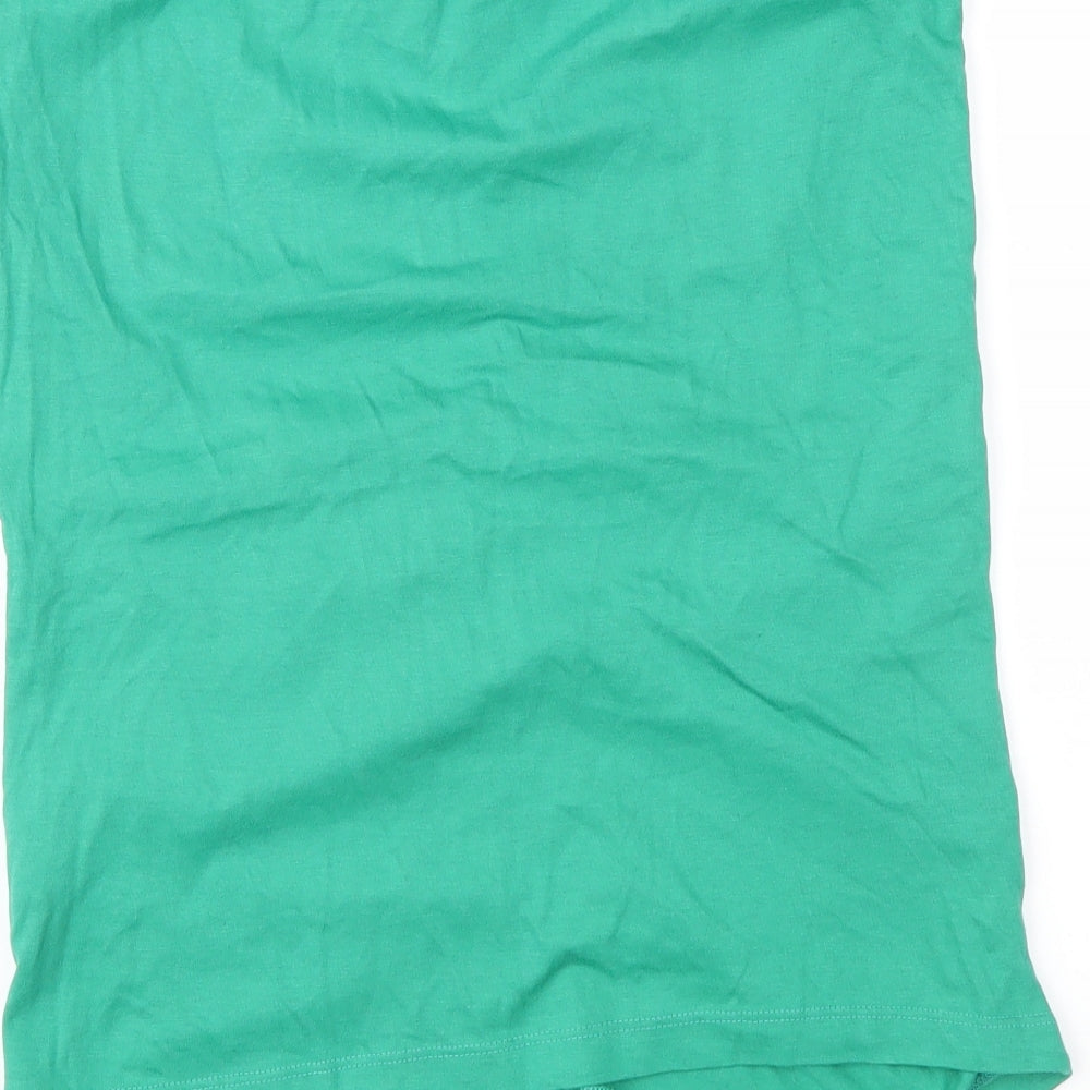 Womens UK Size 14 Dorothy Perkins Green Basic Blouse