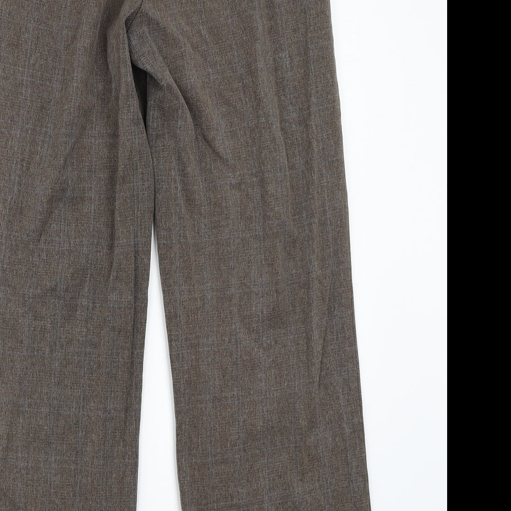 style collection Womens Brown Trousers Size 12 L28 in