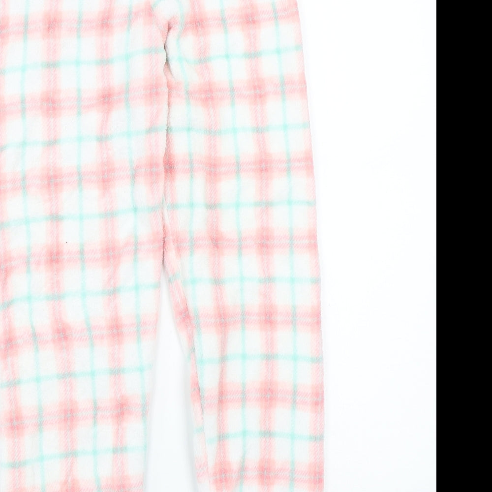 Matalan Girls White Check Kimono Pyjama Pants Size 10-11 Years