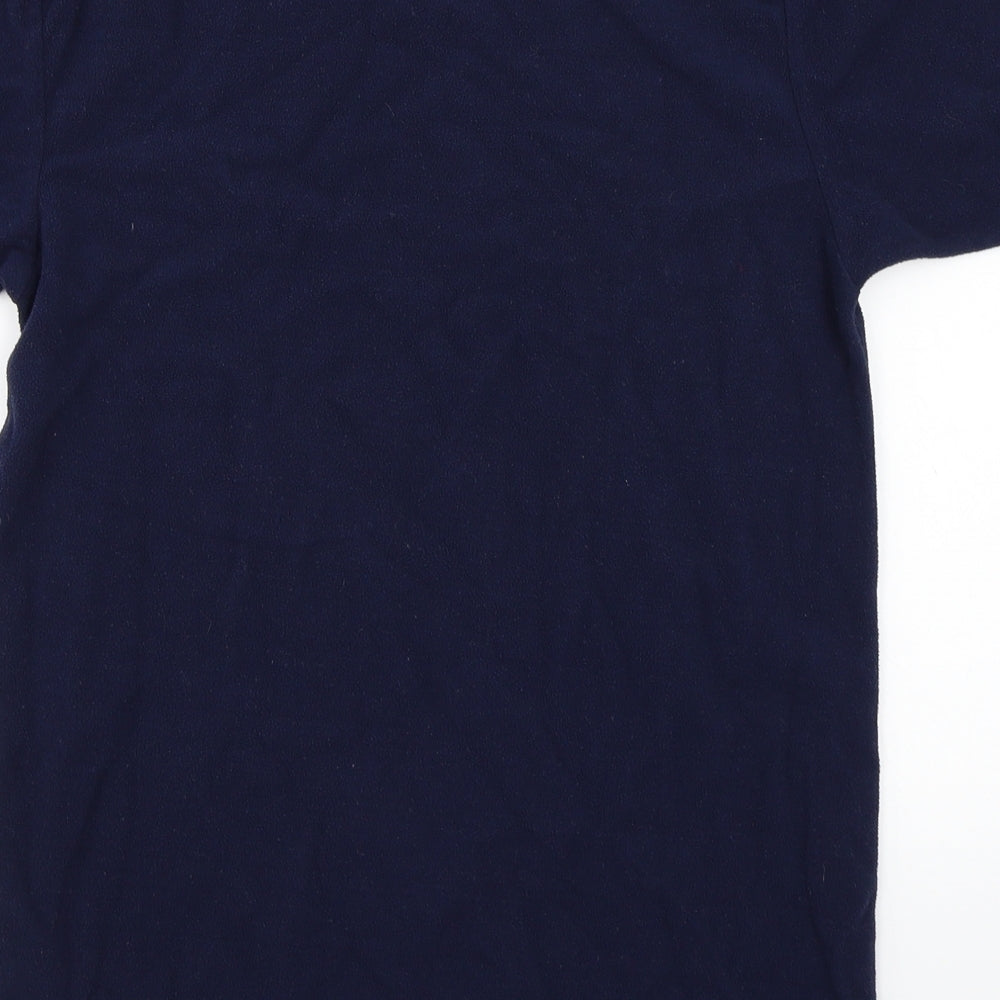 Womens UK Size S Matalan Blue Basic T-Shirt