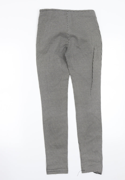 Primark Womens White Geometric Trousers Size 6