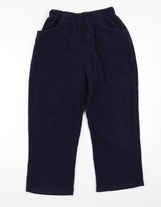 Womens UK Size 14 Damart Regular Fit Sweatpants Blue Trousers