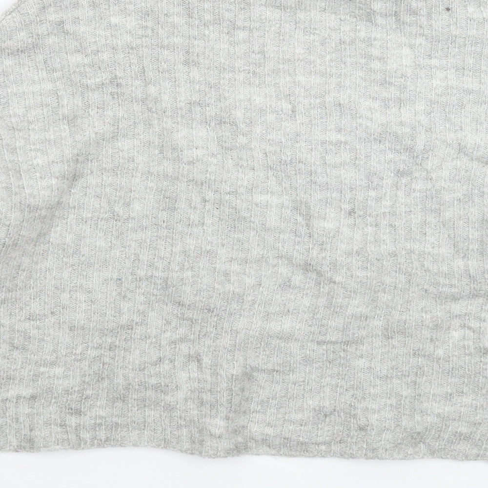 Divided Womens Grey Knit Pullover Jumper Size S