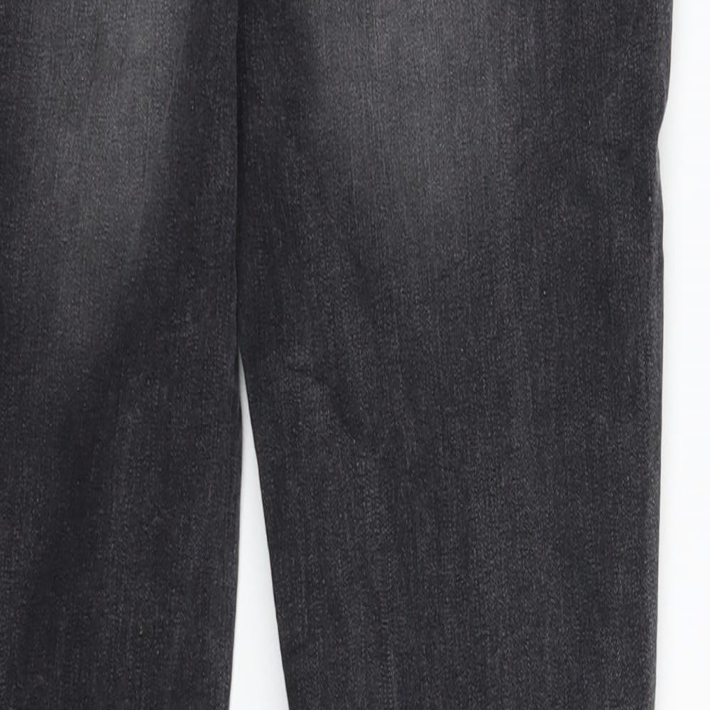 Denim & Co. Womens Black Denim Skinny Jeans Size 10 L31 in