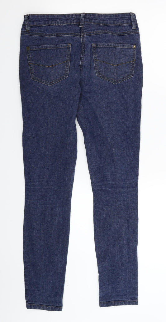 George Womens Blue Denim Skinny Jeans Size 8 L29 in