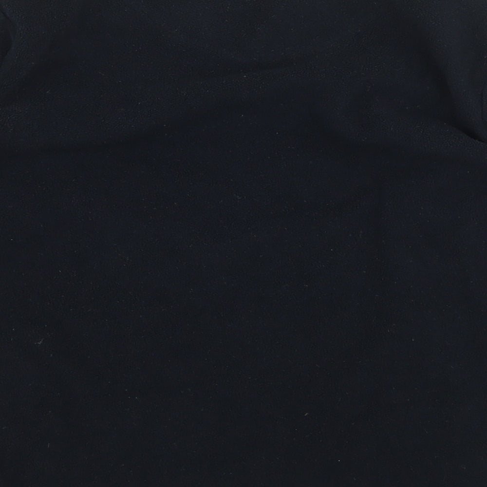 Matalan Boys Black Fleece Basic T-Shirt Size 6-7 Years
