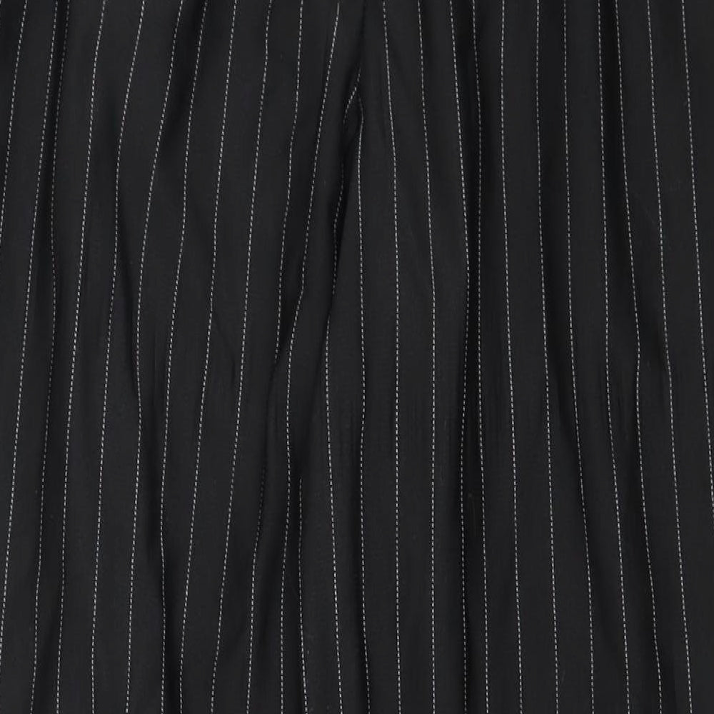 Womens UK Size 27 in Preworn Regular Fit Black Trousers
