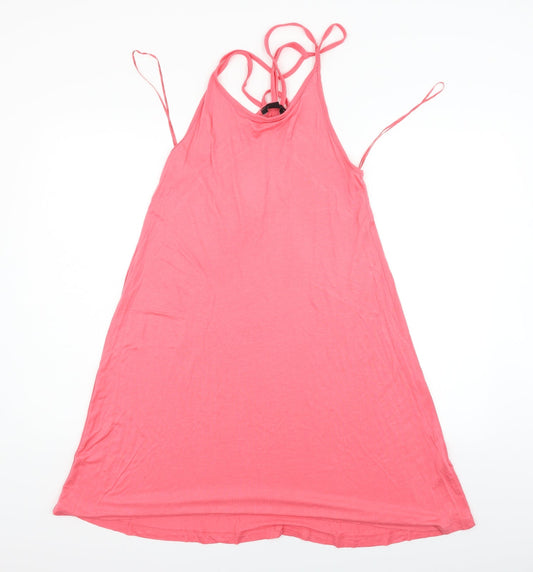 Additional front view of Atmosphere women’s pink fit & flare, size UK 14