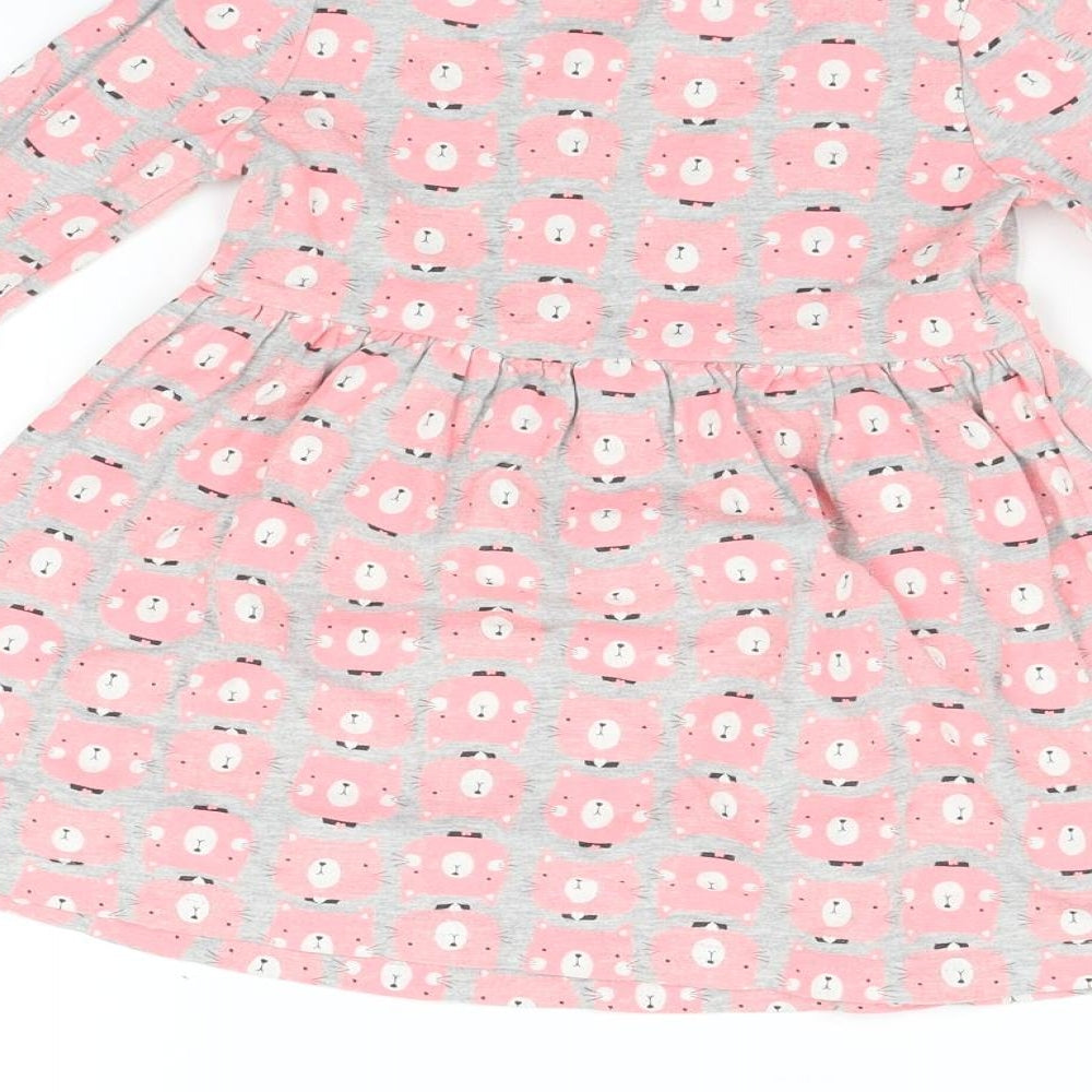 George Girls Grey Geometric Fit & Flare Size 2 Years