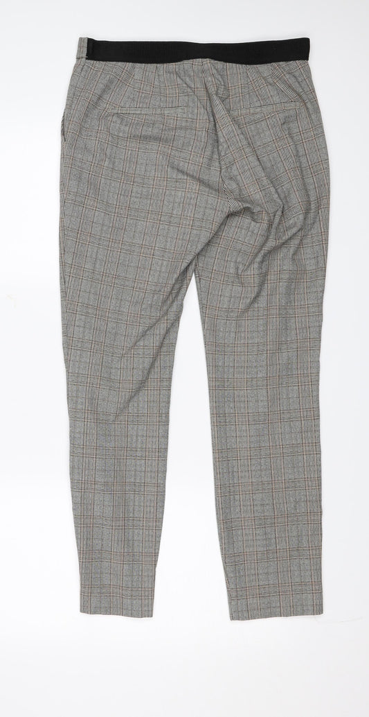 Womens UK Size M Zara Regular Fit Grey Trousers