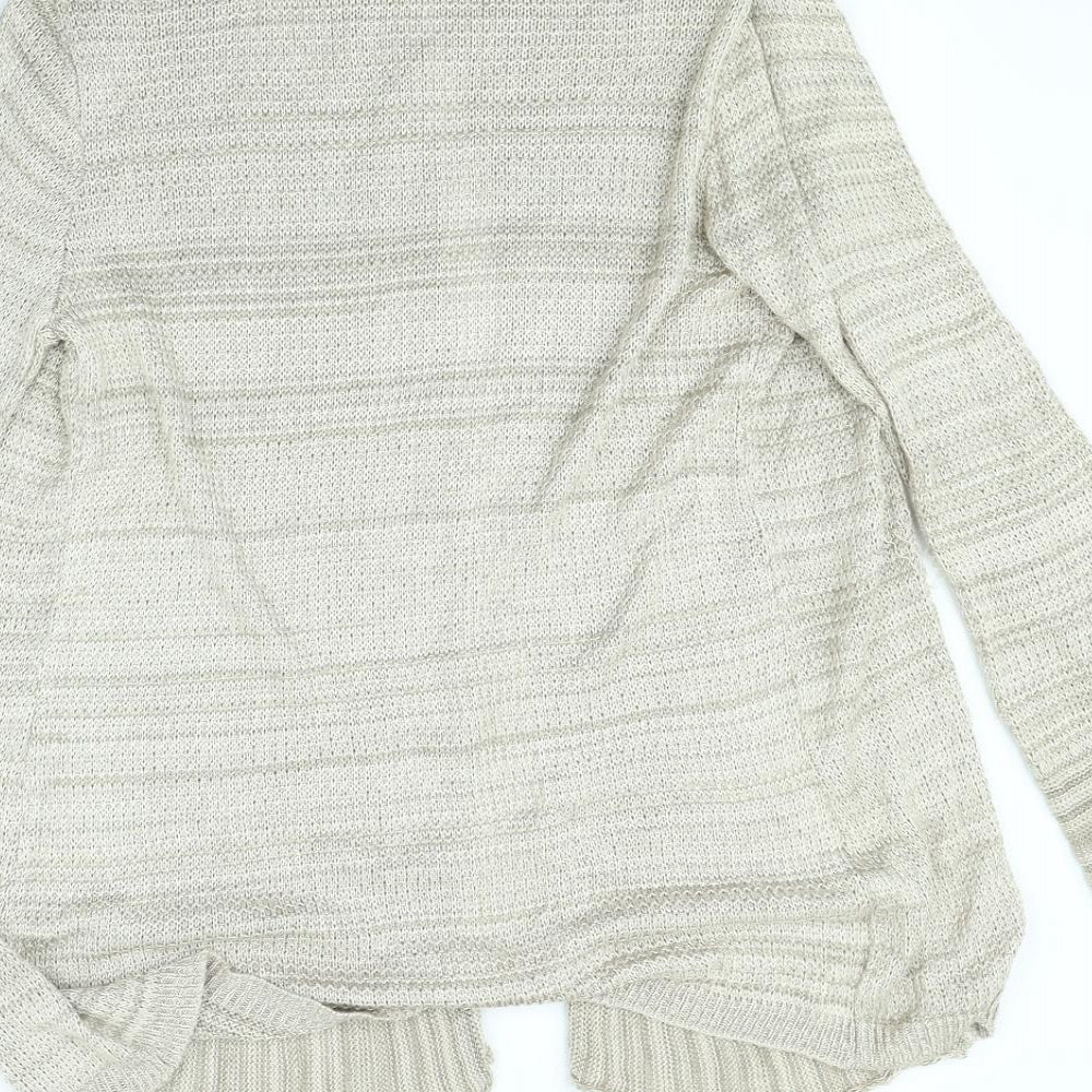 Per Una Womens Beige Cardigan Jumper Size 14