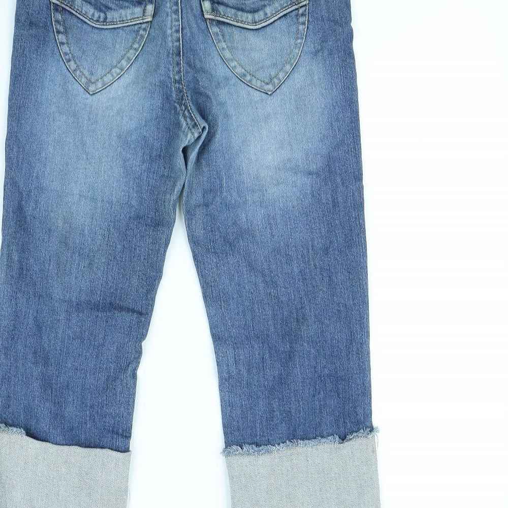 Fashion that Functions Womens Blue Cut-Off Shorts Size 8