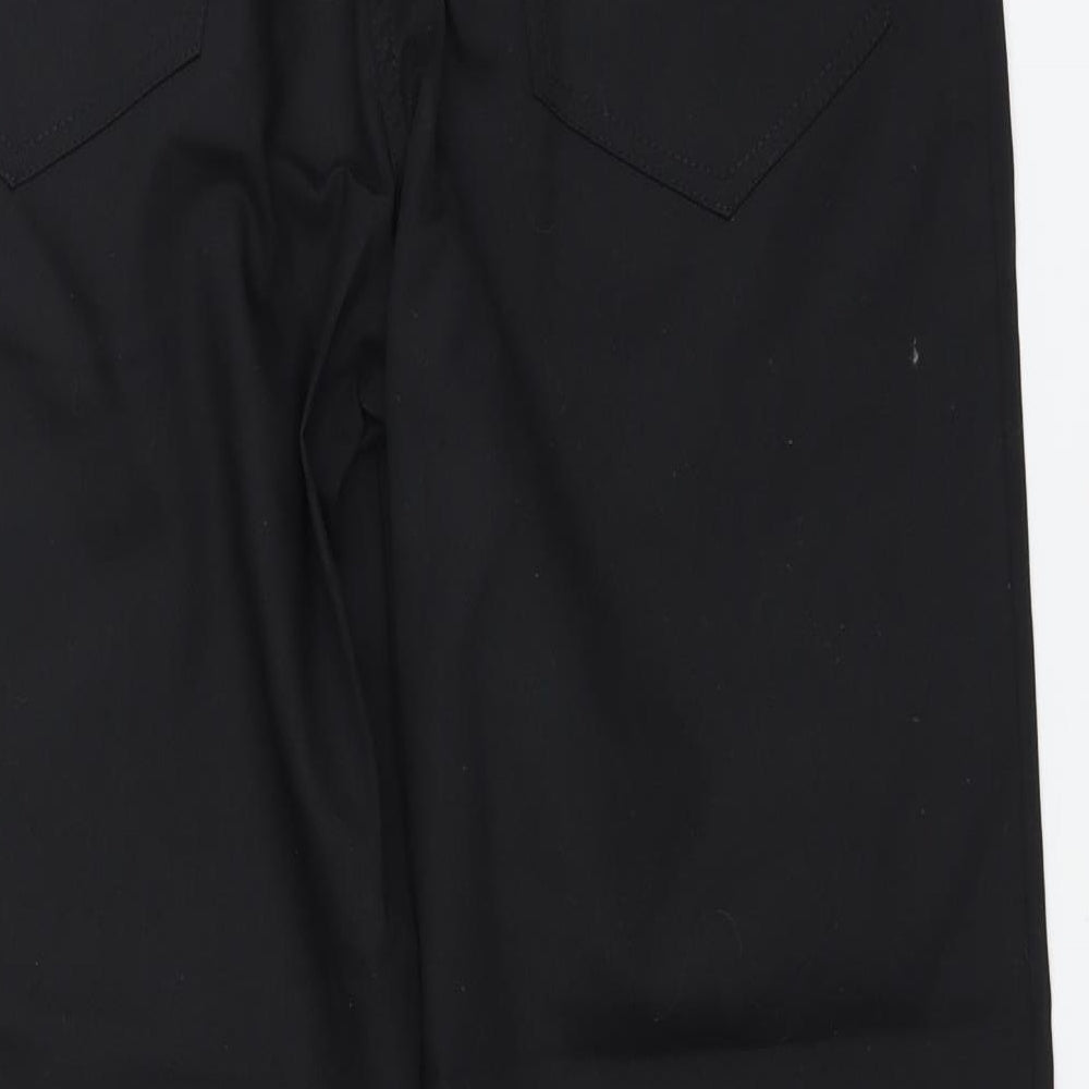 Womens UK Size 12 Alexandra Regular Fit Black Trousers