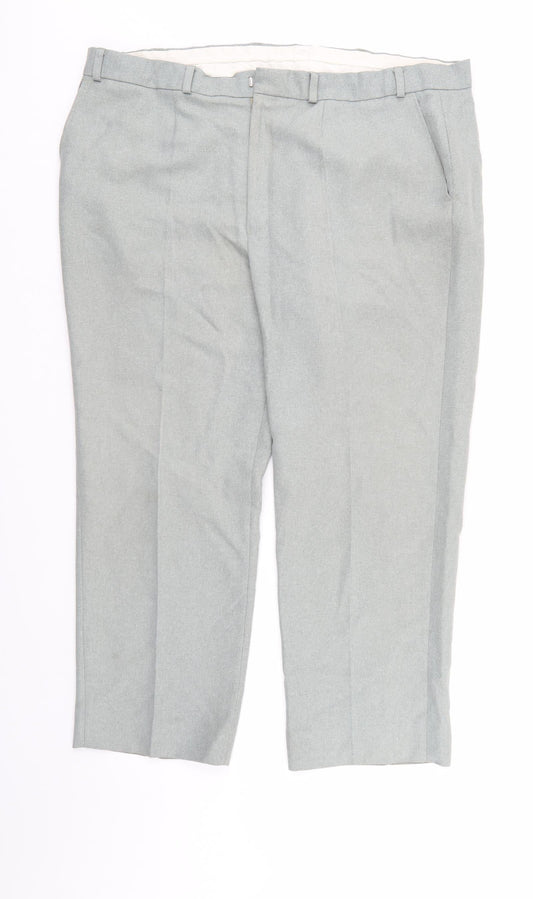 Womens UK Size 42 in C&A Regular Fit Green Trousers