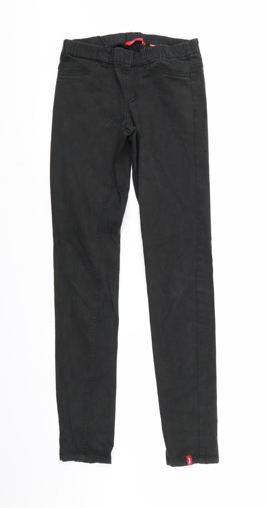 Womens UK Size 6 EDC Regular Fit Jegging Black Jeans