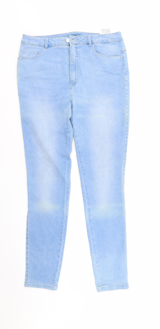 Womens UK Size 32 in Only Regular Fit Skinny Blue Jeans