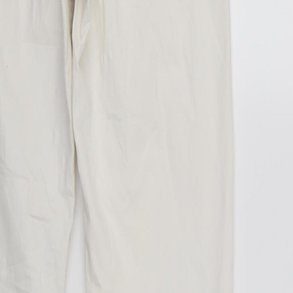 Womens UK Size 10 Divided Regular Fit Skinny White Jeans