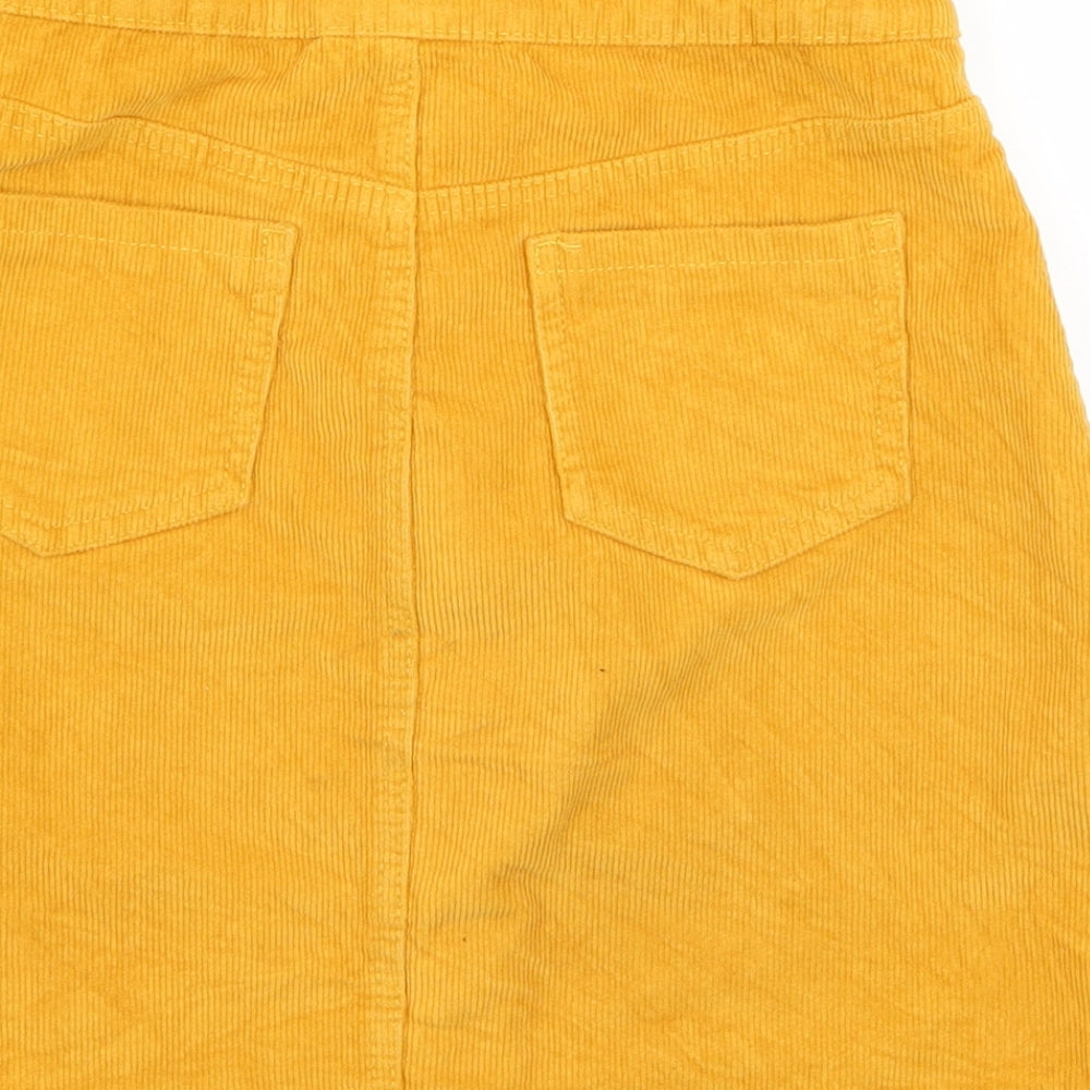 George Girls Yellow Straight & Pencil Skirt Size 12 Years