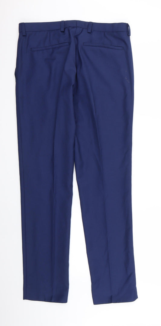 Burton Womens Blue Trousers Size 30 L29 in