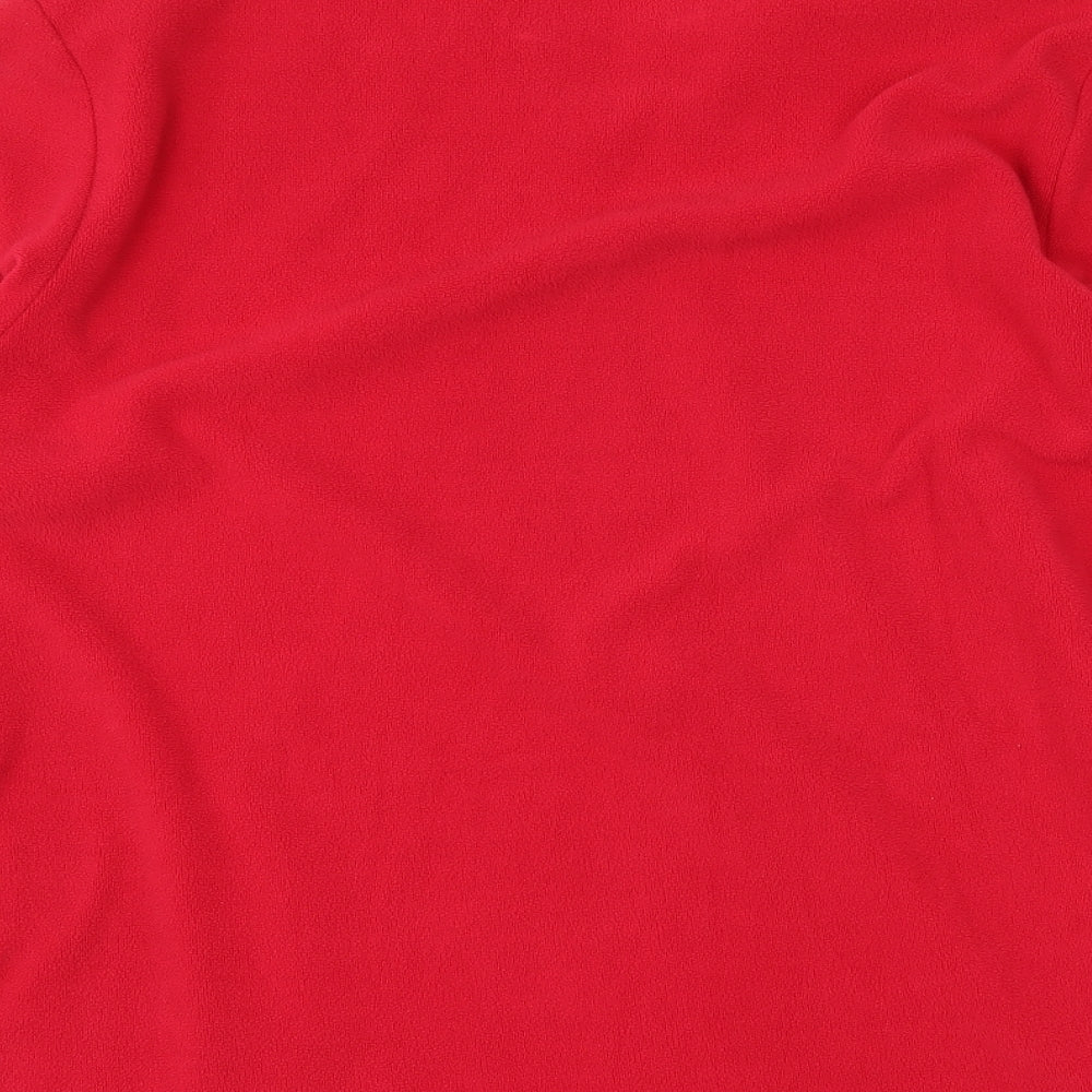 Best Basics Womens Red Pullover Jumper Size 14