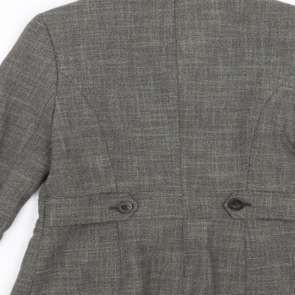 NEXT Womens Brown Jacket Suit Jacket Size 12