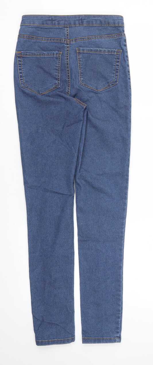Denim & Co. Womens Blue Skinny Jeans Size 8 L27 in