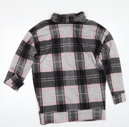 River Island Womens Multicoloured Check Pullover Jumper Size 8