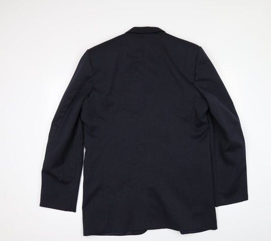 Mens UK Size 42 Preworn Regular Blue Suit Jacket