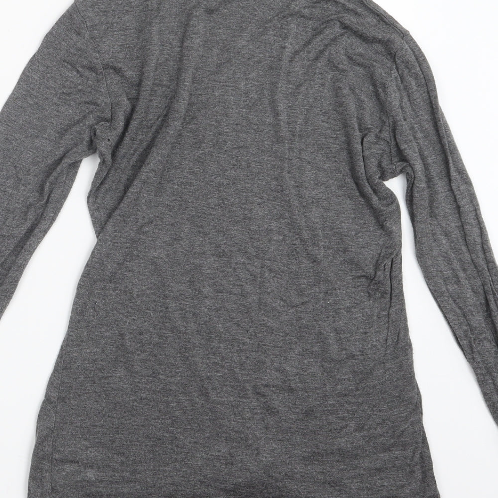 Womens UK Size L Elite Grey Basic T-Shirt