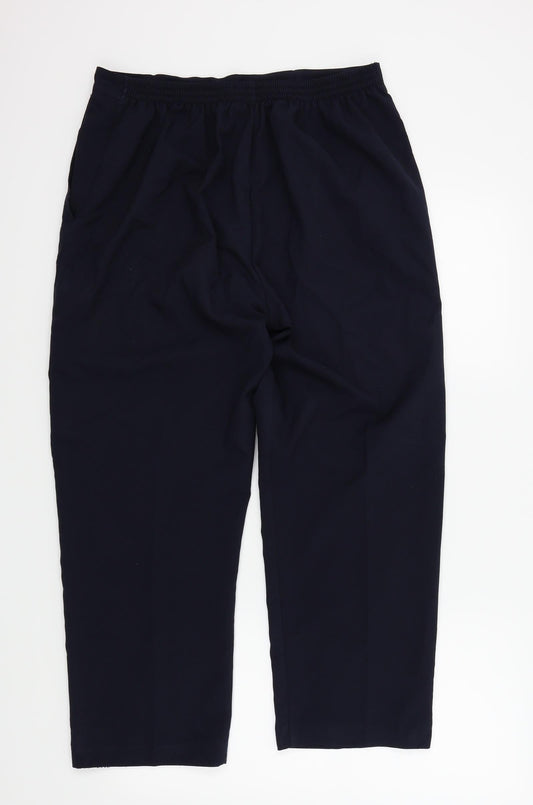 Womens UK Size 16 Ellie Louise Regular Fit Blue Trousers