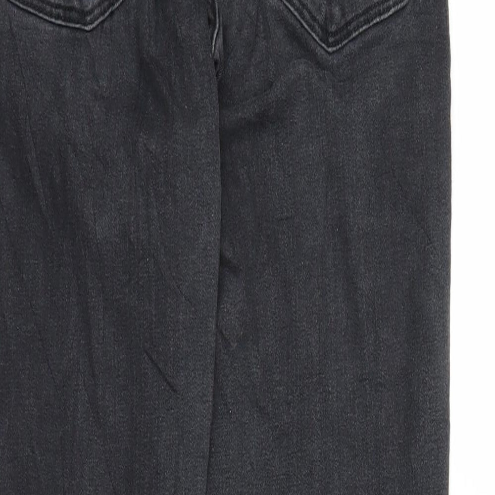 Zara Womens Black Denim Skinny Jeans Size 8 L23 in