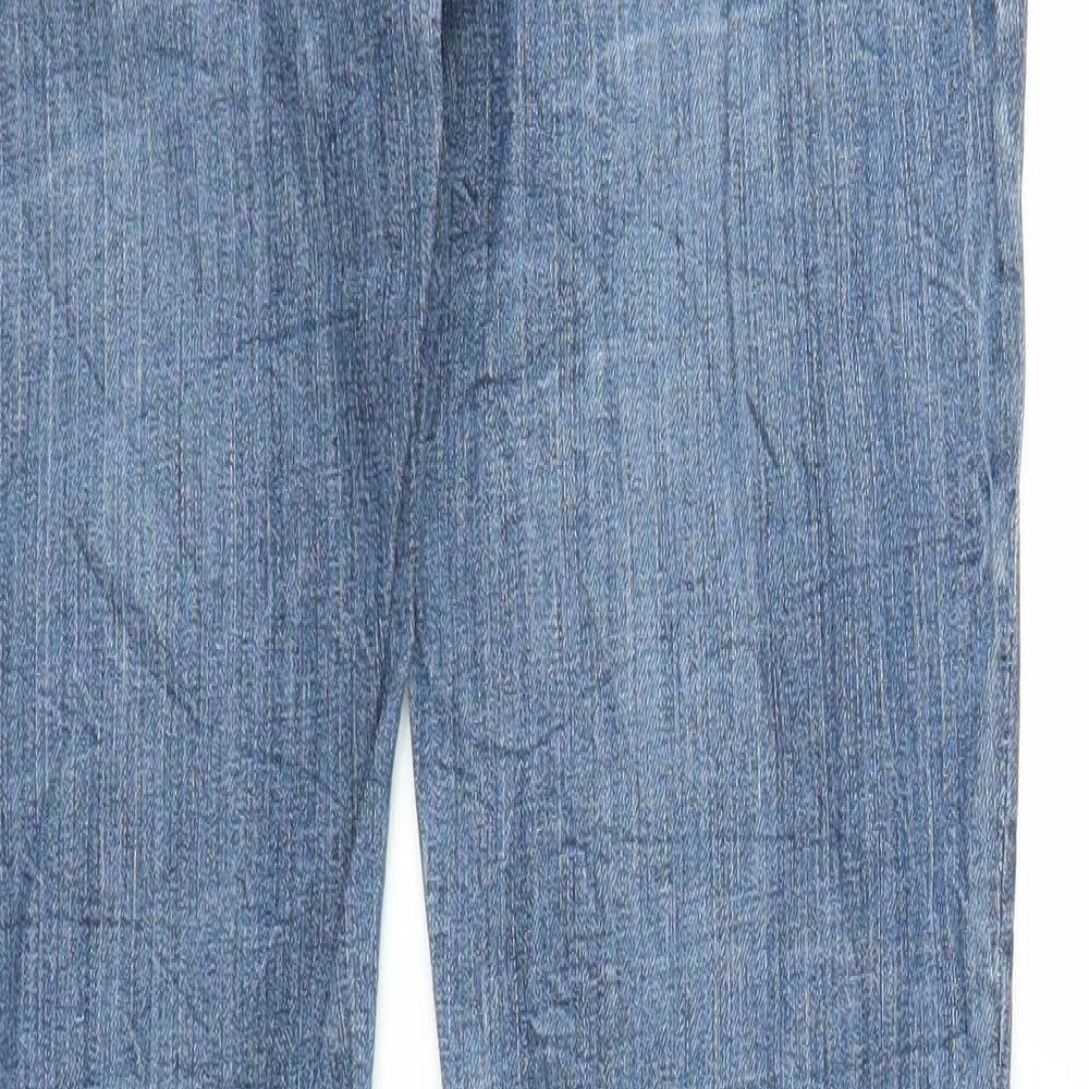 Mens UK Size 32 in FIVE Regular Fit Straight Blue Jeans