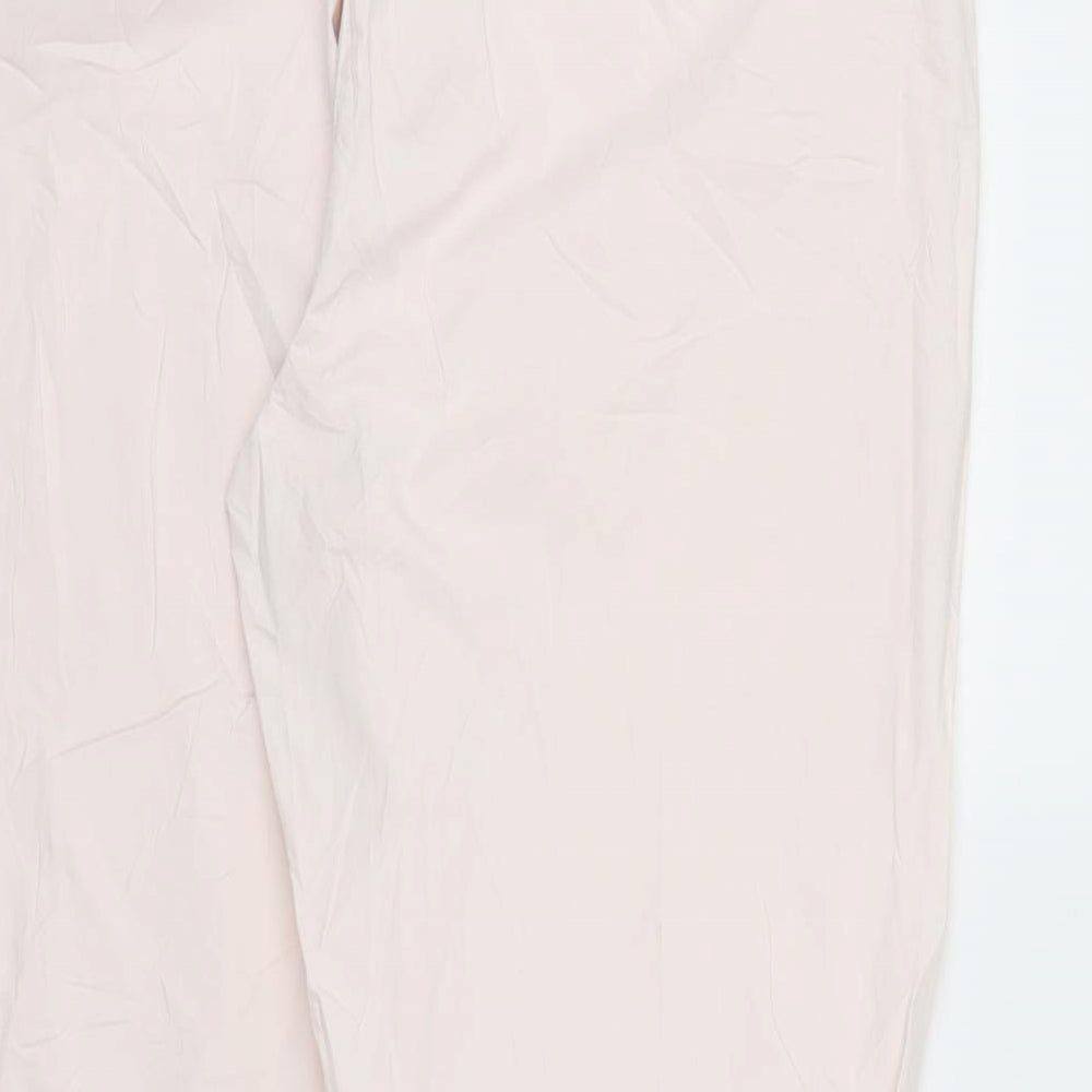 Vanilia Womens Pink Trousers Size M L24 in