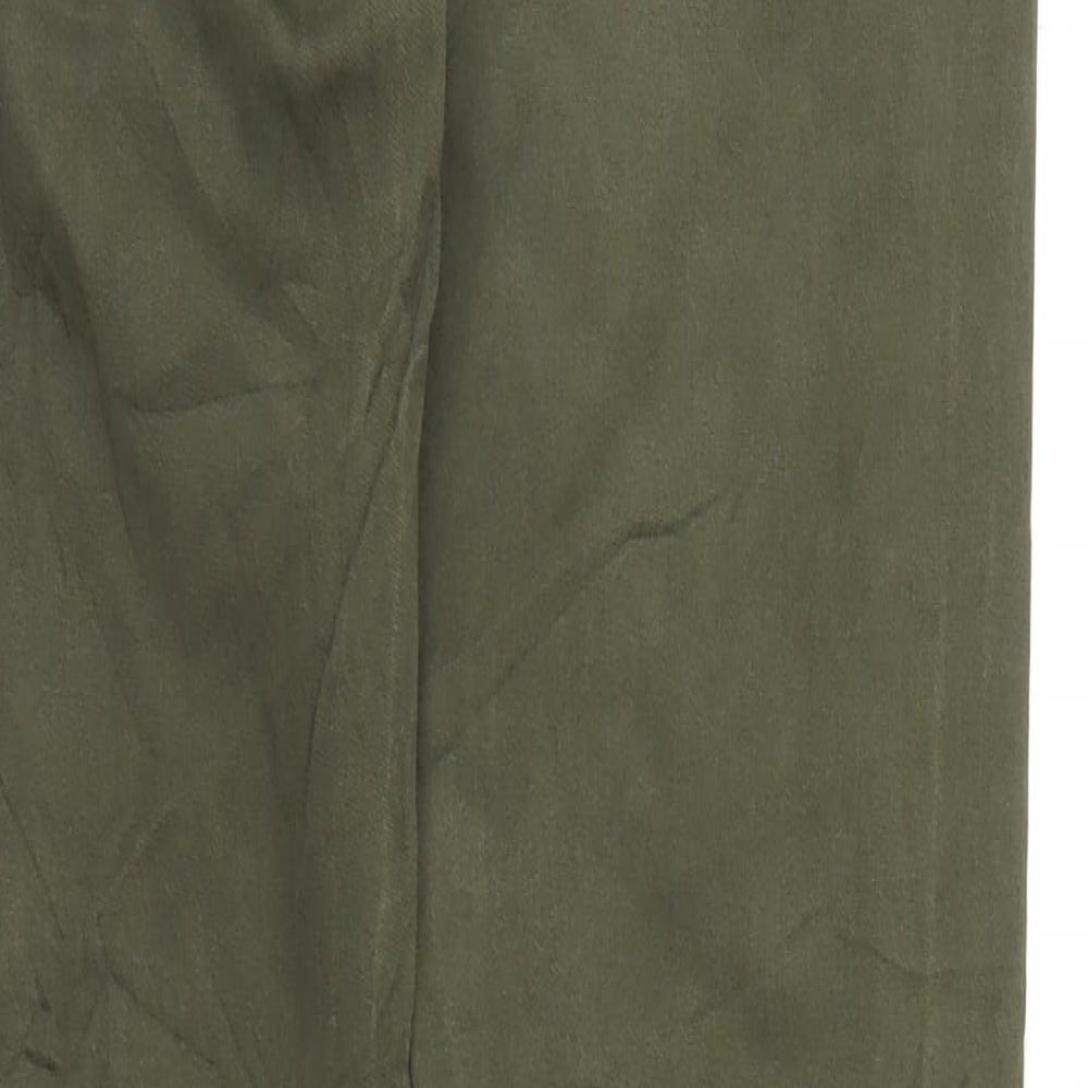 Bershka Womens Green Denim Skinny Jeans Size 8 L28 in