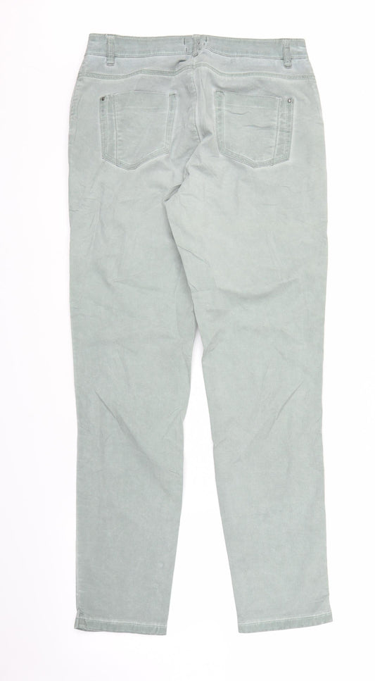 Espirit Womens Green Chino Trousers Size S L28 in