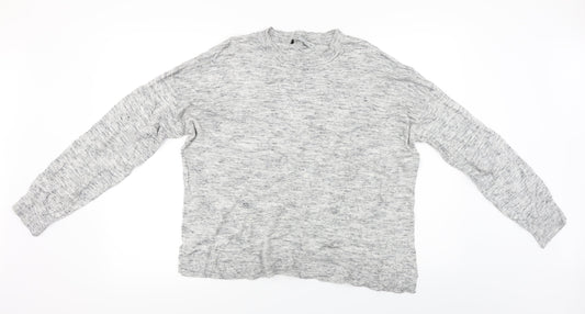 Oasis Womens Grey Pullover Jumper Size L