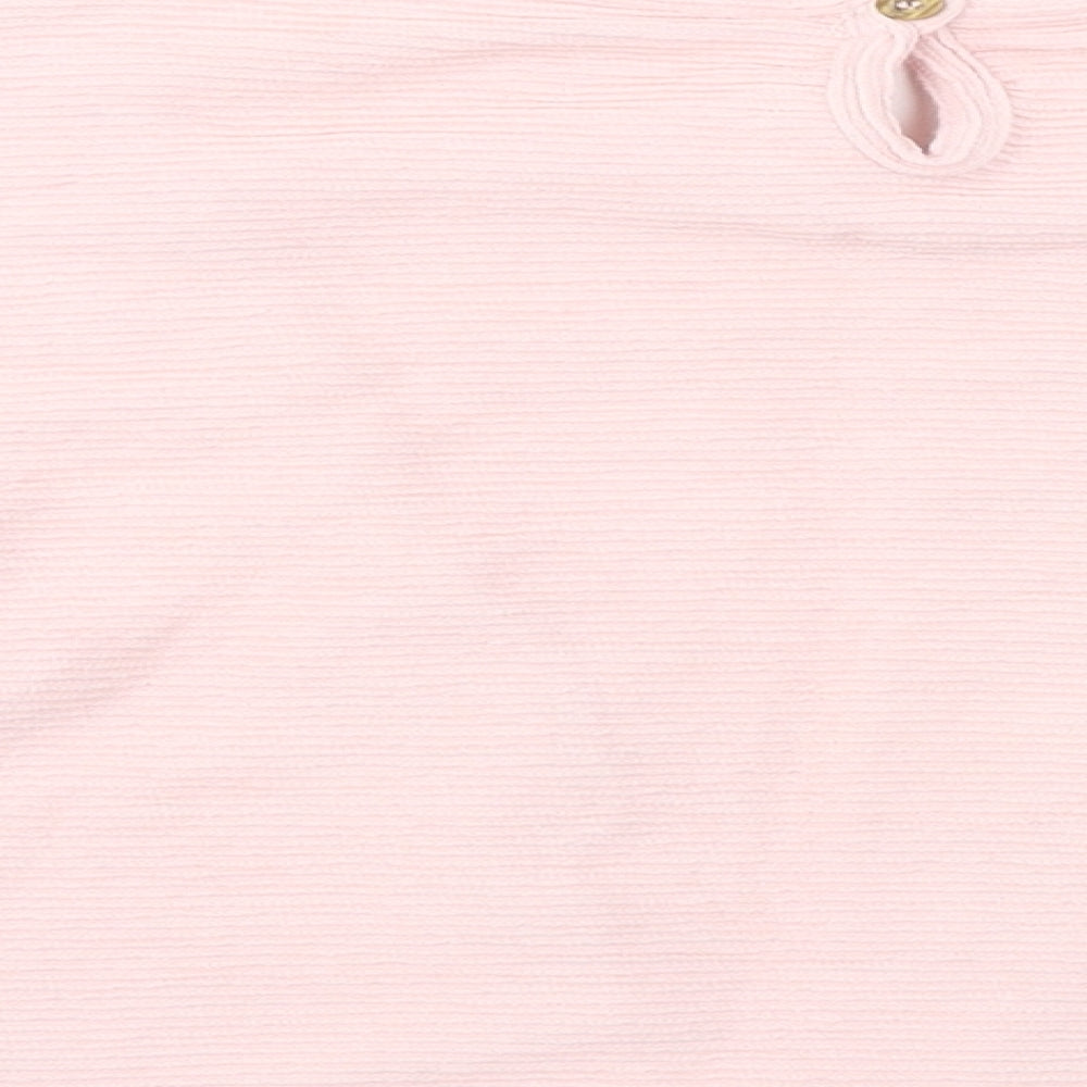 George Girls Pink Basic T-Shirt Size 4-5 Years