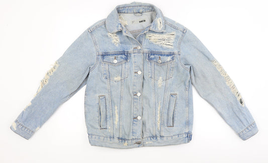 Womens UK Size 6 Topshop Blue Jacket