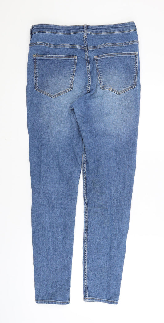 Womens UK Size 10 Divided Slim Fit Skinny Blue Jeans