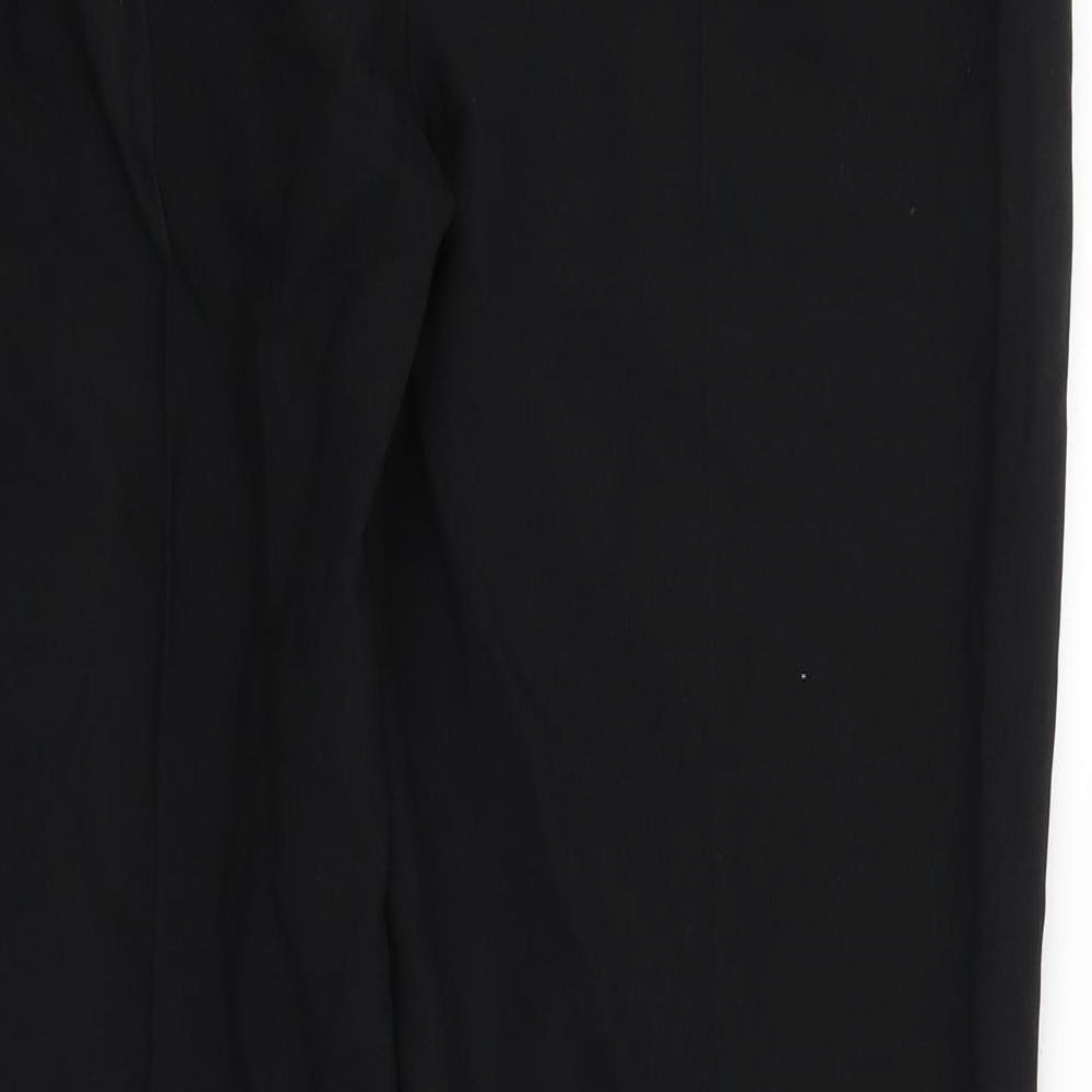 Womens UK Size 12 Marks and Spencer Regular Fit Dress Pants Black Trousers